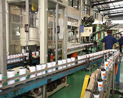 aerosol can production line