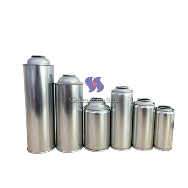 clear lacquer aerosol tin can