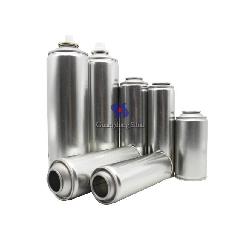 metal aerosol body spray can