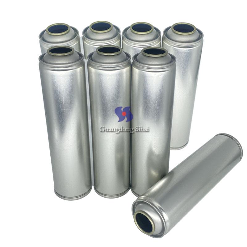 various sizes aerosol tin can