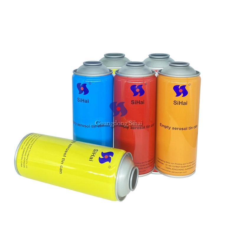 empty aerosol tin can