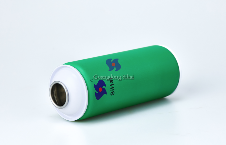 Empty Aerosol tin can