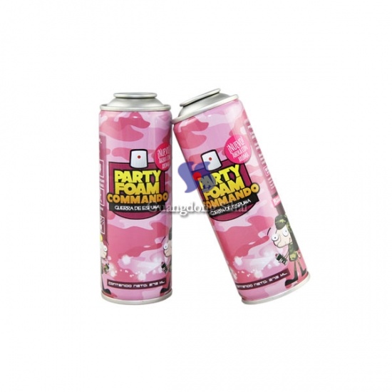 China OEM Party Foam for Aerosol Use Empty Customized Aerosol Spray Can