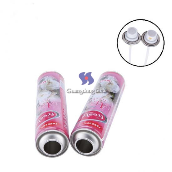 China OEM Empty tin cans for air freshener solventbased with inner