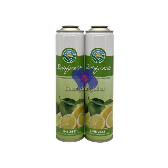 China OEM Empty Tin Can For Air freshener Aerosol Tinplate bottle Metal with Custom Printing Manufacturer