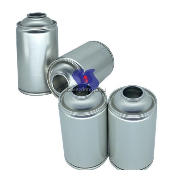 empty aerosol tinplate can