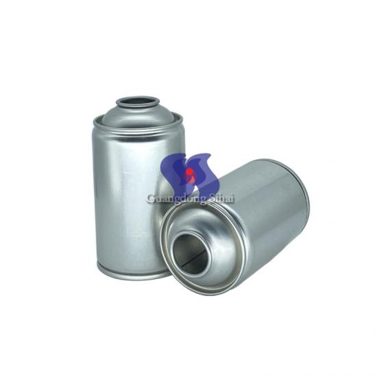 empty aerosol tinplate can