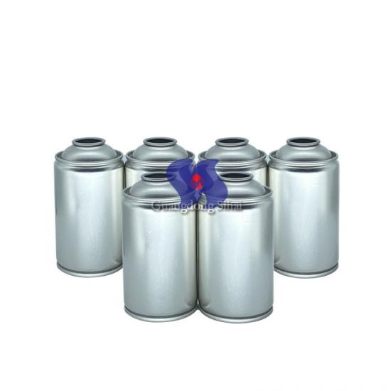 empty aerosol tinplate can