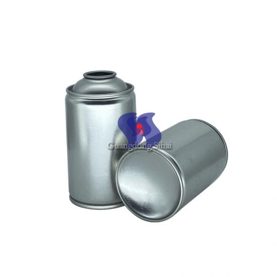 empty aerosol tinplate can