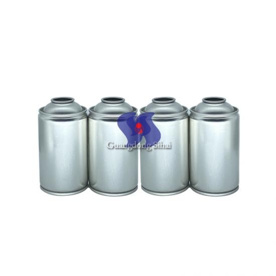 empty aerosol tinplate can