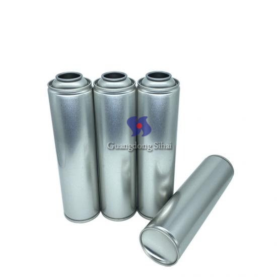 Normal pressure necked-in aerosol tin can