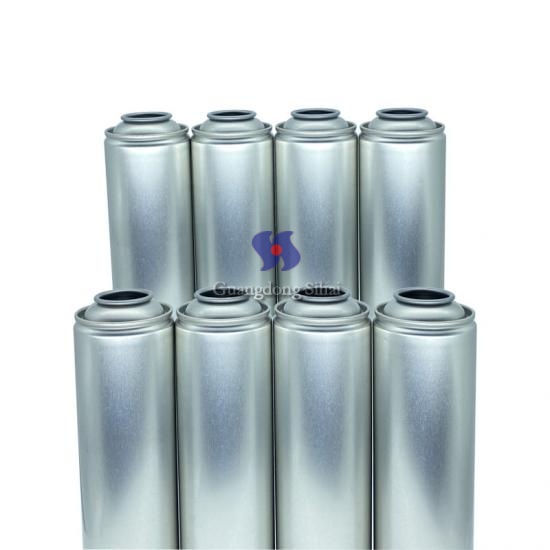 Normal pressure necked-in aerosol tin can