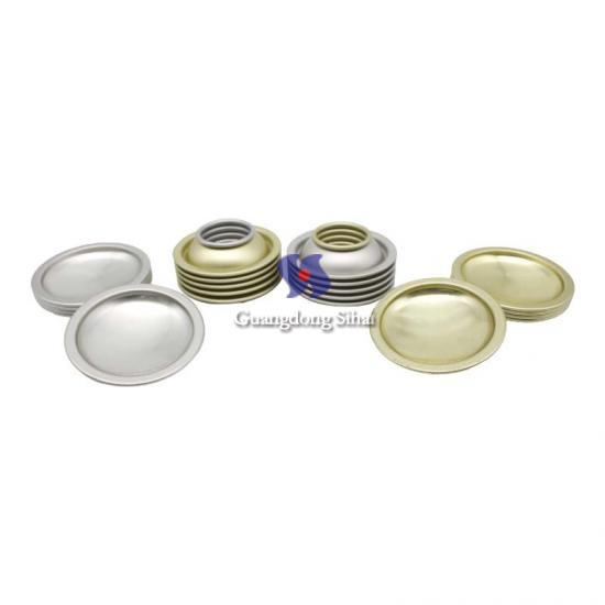 High Quality Tinplate Aerosol Can Components for Diameter 57mm Necked in Type Aerosol Cone and Dome