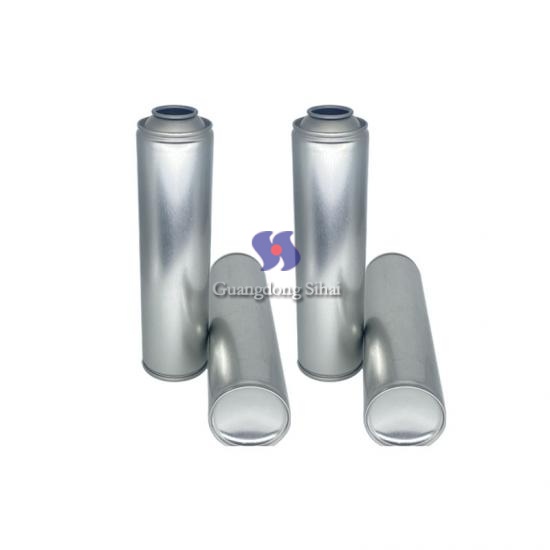 Diameter 52mm*195mm Empty Ethylene Gas Aerosol Tin Can with Customized Printing