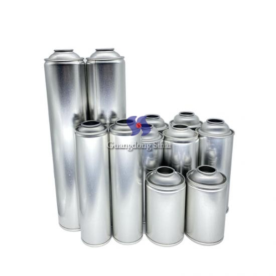 Empty aerosol tin can products