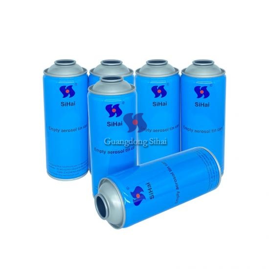 China OEM Diameter 65mm Necked-in Tinplate Spray Aerosol Tin Can Manufacturer