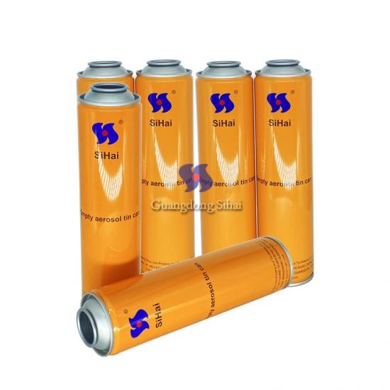 empty aerosol tin can