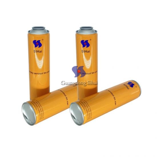 empty aerosol tin can