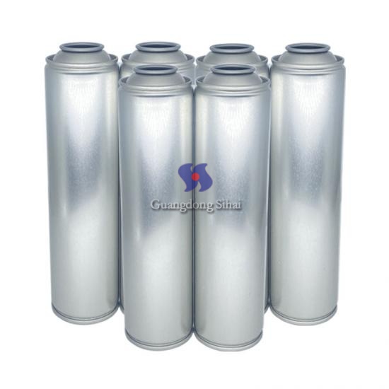 empty aerosol tin can