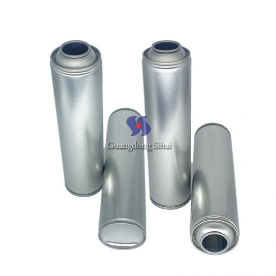 empty aerosol tin can