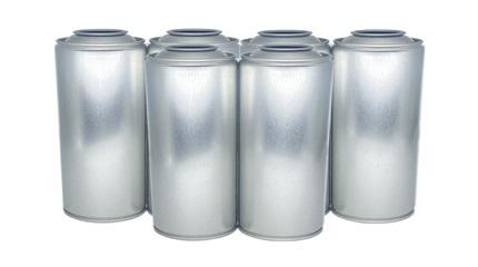 China OEM 45/52/57/60/65/70mm Manufactured Spray Paint Can Necked-in Empty Spray Aerosol Tin Can Manufacturer