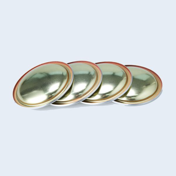 Wholesale Clear Lacquer Aerosol Tin Can Lids Components for Diameter 52mm Empty Aerosol Can