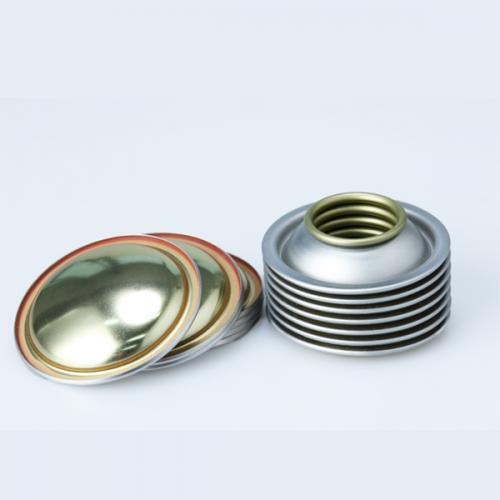 China OEM Wholesale Clear Lacquer Aerosol Tin Can Lids Components for Diameter 52mm Empty Aerosol Can Manufacturer