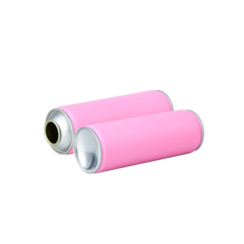 Aerosol Tin Can Factory Manufacturer Dimension 57x66mm Inside Golden Lacquer Pesticide Spray