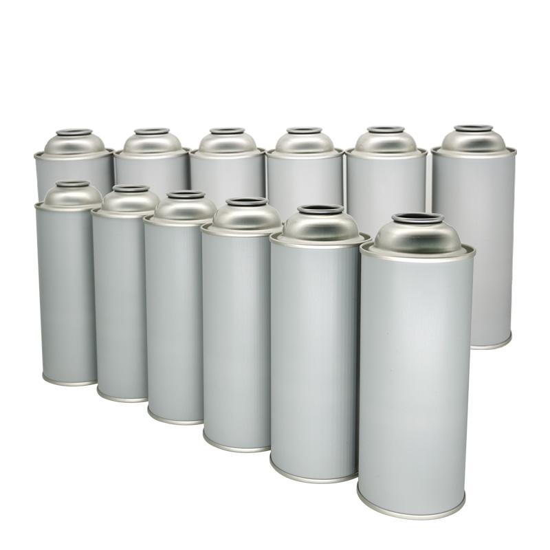 Refillable Empty Tinplate Cans 65mm Can 159mm Butane Gas 220g Aerosol Tin Can