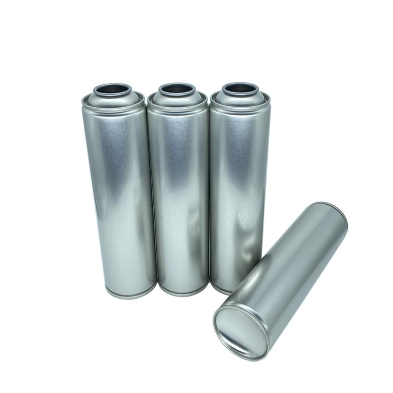Good Quality 52x195mm Clear Lacquer Empty Aerosol Spray Tin Cans with Inner Lacquer