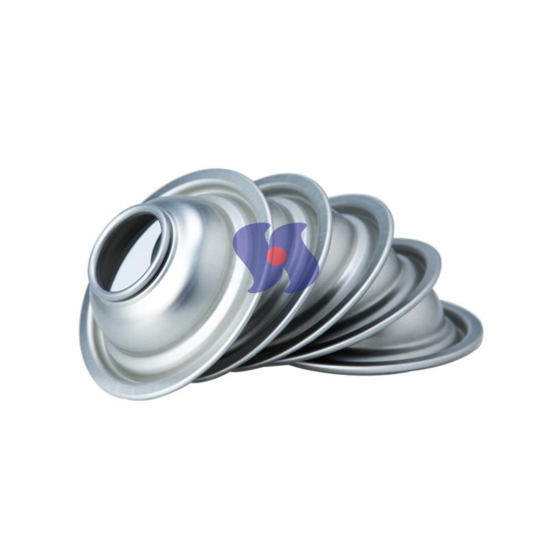 Diameter 70mm Clear Lacquer Can Lids Domes Aerosol Can Bottom for Aerosol Tin Can Components