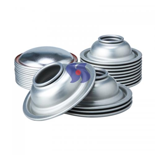 China OEM Diameter 70mm Clear Lacquer Can Lids Domes Aerosol Can Bottom for Aerosol Tin Can Components Manufacturer