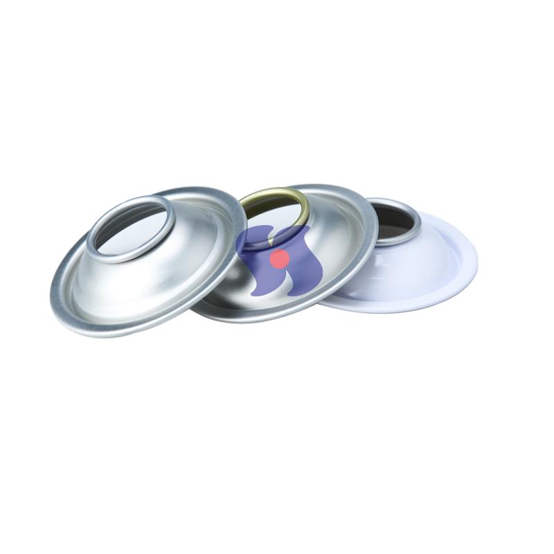 Wholesale Diameter 65mm Clear Lacquer/White Coating Can Lids Domes Aerosol Can Bottom for Aerosol Tin Can Components