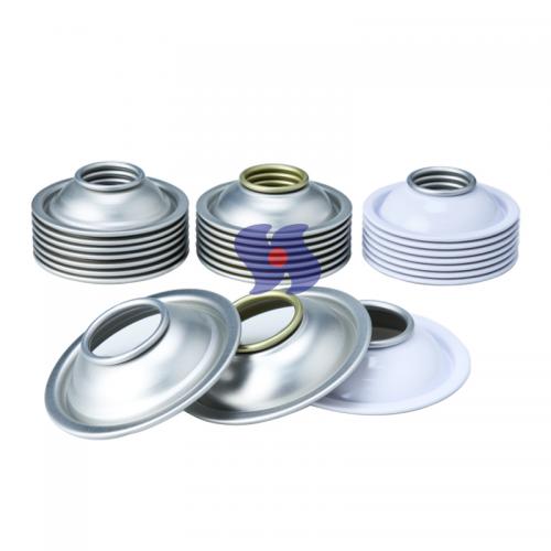 China OEM Wholesale Diameter 65mm Clear Lacquer/White Coating Can Lids Domes Aerosol Can Bottom for Aerosol Tin Can Components Manufacturer