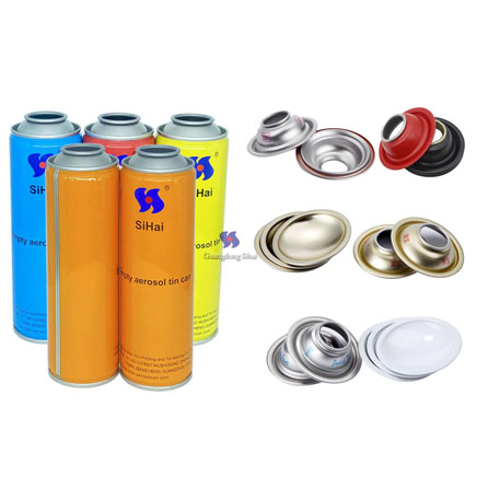 The design features of empty aerosol tin can